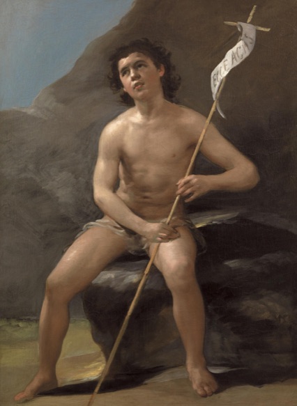 Francisco de Goya (Spanish, 1746-1828) San Juan Bautista niño (1812) Oil on canvas. 112 x 82 cm. Museo Nacional del Prado, Madrid