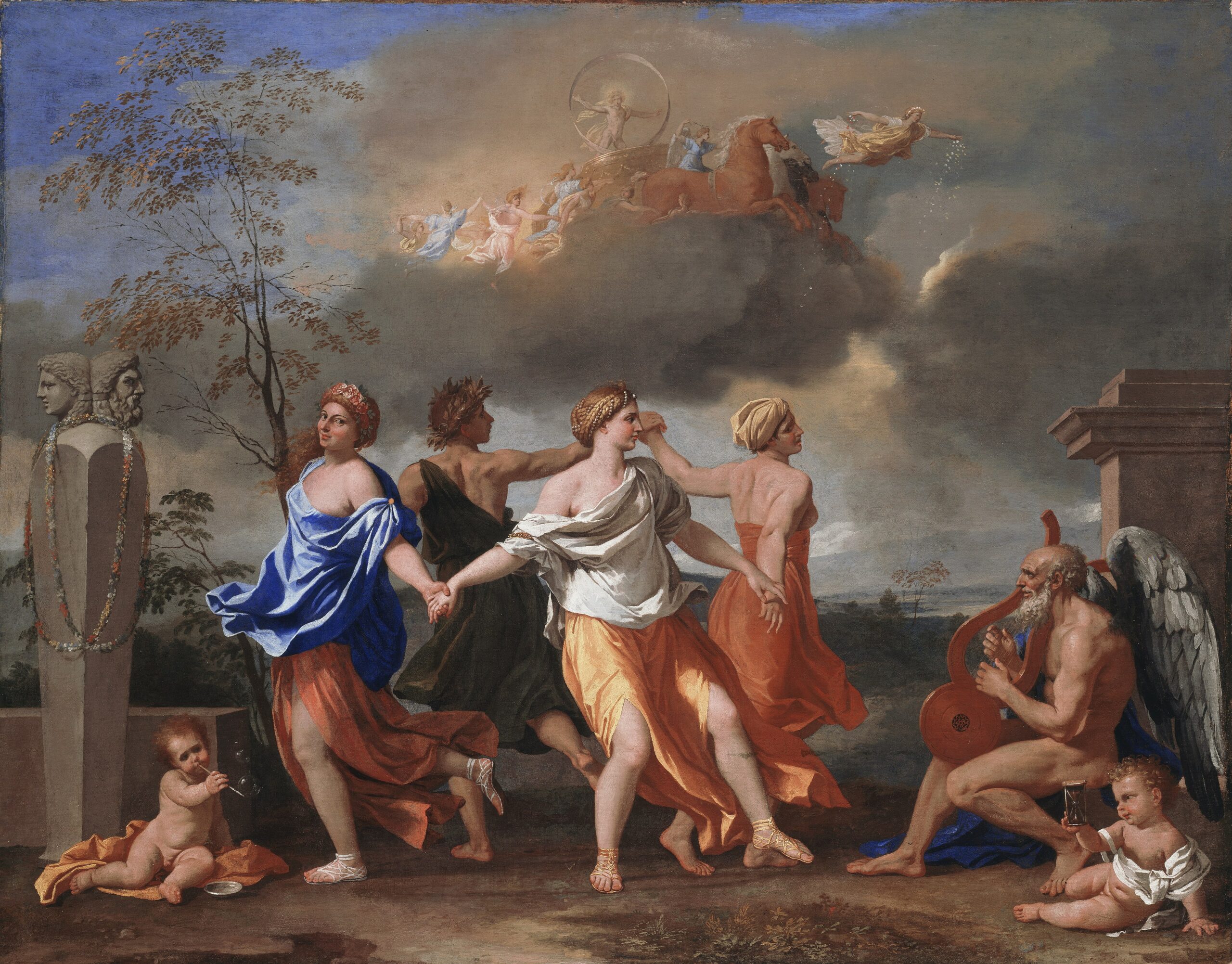 Nicolas Poussin (1594 -1665) The Dance to the Music of Time (c. 1634-1636) Wallace Collection, London.
